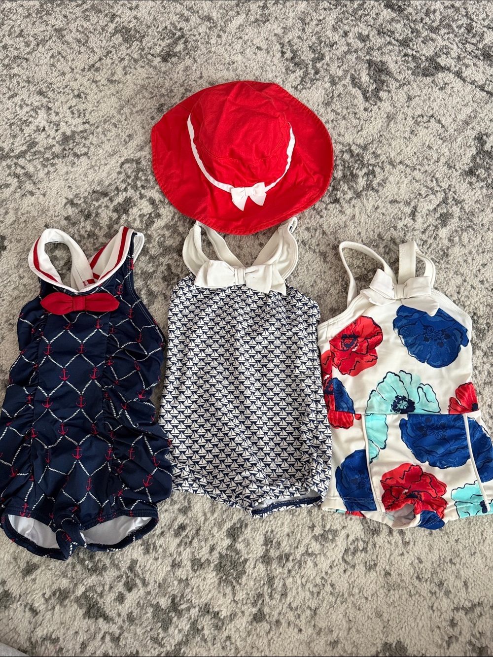 Janie and Jack swimsuits with hat